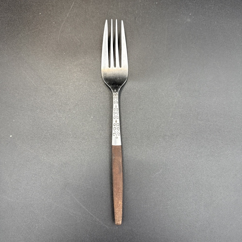 INTERPUR INR2 Stainless Steel Japan Silverware Flatware 8" Dinner Fork Vintage